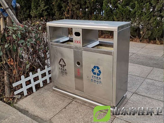 不銹鋼分類(lèi)果皮箱